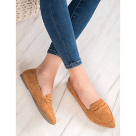 Best Shoes Mokkanahkakengät Spitzissä ruskea 2