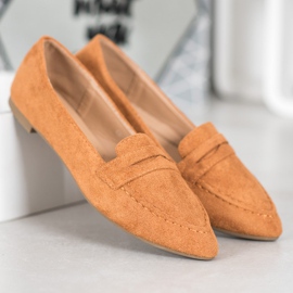 Best Shoes Mokkanahkakengät Spitzissä ruskea 1