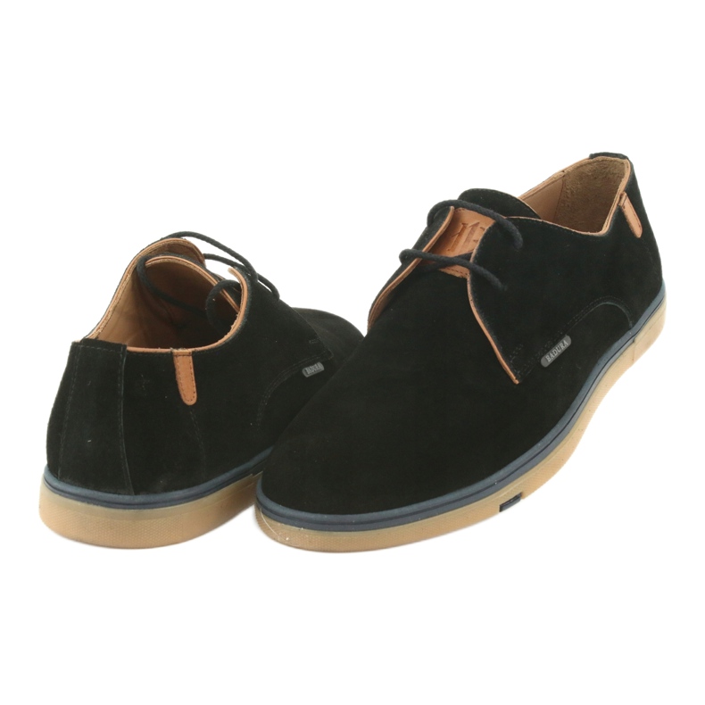 Mustat Badura 3763 miesten kengät ruskea 4