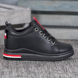 Weide Lenkkarit piilotetulla kiilalla musta punainen 1