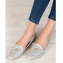 Avoin ballerina Spitzissä VINCEZA vihreä 1