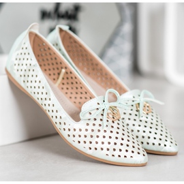 Avoin ballerina Spitzissä VINCEZA vihreä 2