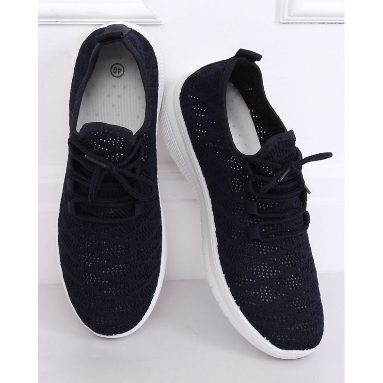 BB76 Laivasto tummansiniset urheilukengät laivastonsininen keltainen 2