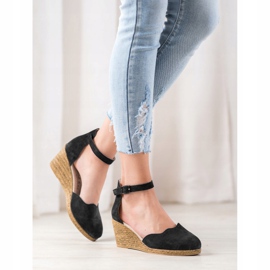 Filippo Nahkaiset kiilakengät musta 1