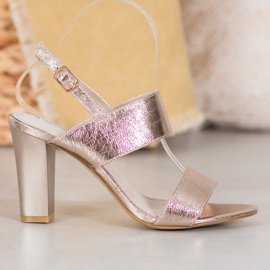 Goodin Tyylikkäät sandaalit keltainen 1