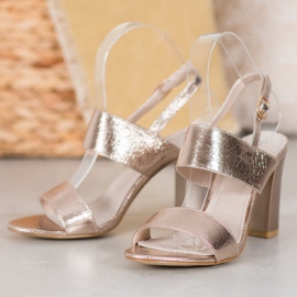 Goodin Tyylikkäät sandaalit keltainen 2