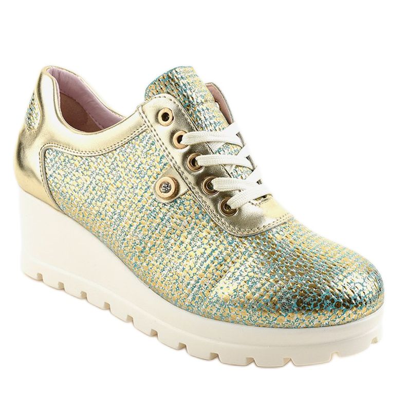 Golden Trendy Wedge Tennarit JFL663-5 kultainen 1