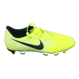 Nike Phantom Venom Academy Fg Jr AO0362-717 jalkapallokengät keltainen 1