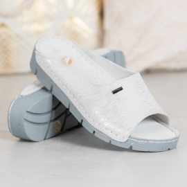 Goodin Mukavat nahkatossut harmaa 1