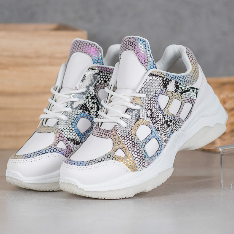 Bona Tennarit värikkäillä lisäosilla valkoinen monivärinen 1