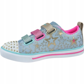 Skechers Sparkle Lite-Stars The Limit Jr 314036L-LBMT Kengät sininen vaaleanpunainen kultainen 1