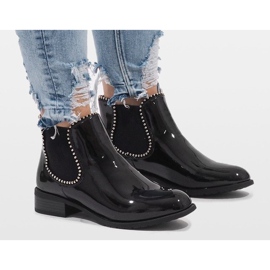 Mustat kiiltonahkakengät BO-237 # 2