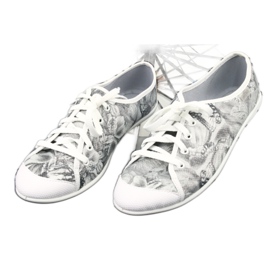 Befado nuorten kengät 248Q023 valkoinen harmaa 3