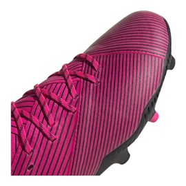 Adidas Nemeziz 19.1 Fg Jr F99956 jalkapallokengät , vaaleanpunainen violetti 1
