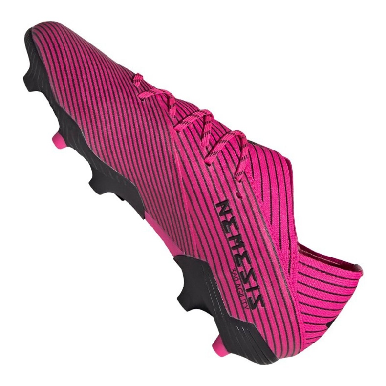 Adidas Nemeziz 19.1 Fg Jr F99956 jalkapallokengät , vaaleanpunainen violetti 2