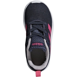 Kengät adidas Lite Racer Cln K Jr BB7053 tummansininen vaaleanpunainen 1