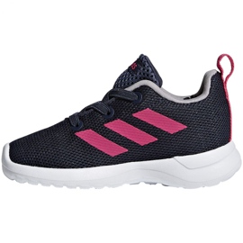 Kengät adidas Lite Racer Cln K Jr BB7053 laivastonsininen vaaleanpunainen 2
