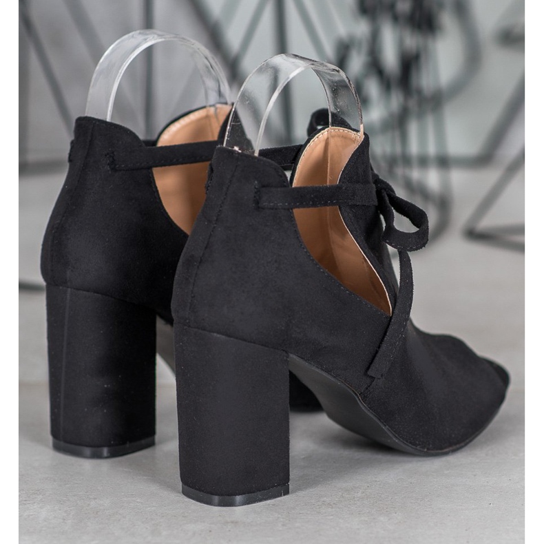 Sidotut Open Toe VINCEZA -kengät musta 1