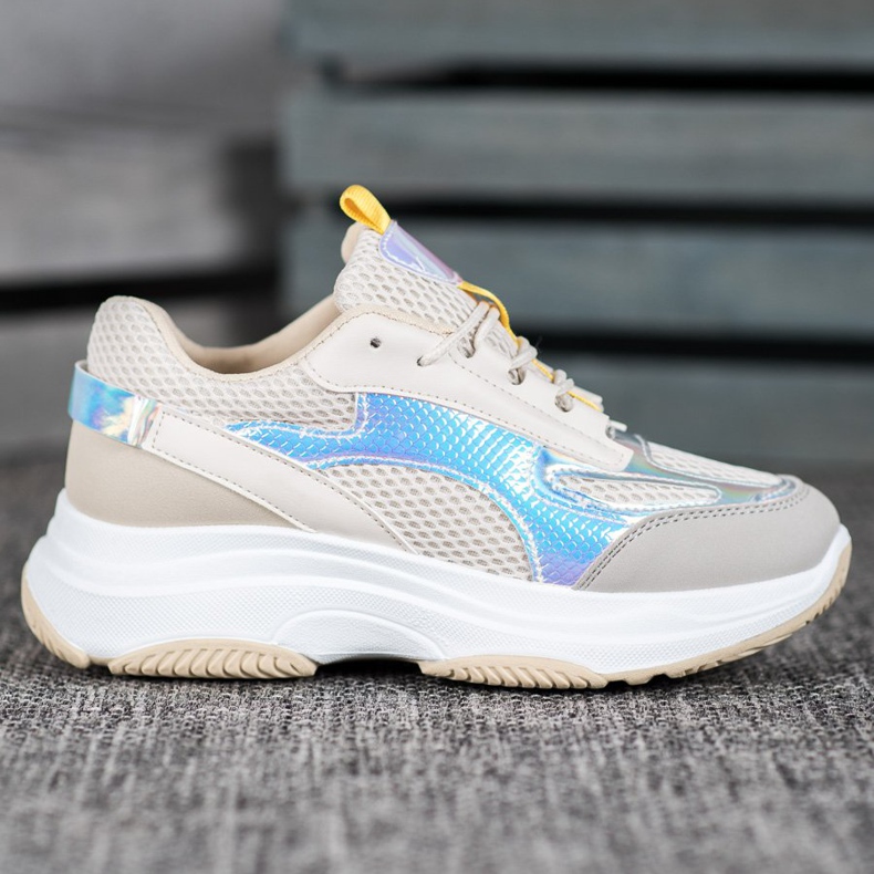 Bona Beige Mesh -lenkkarit valkoinen harmaa monivärinen 1