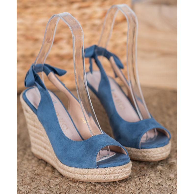 Goodin Sidotut Espadrilles -sandaalit sininen 1 Goodin Sidotut Espadrilles -sandaalit sininen 1