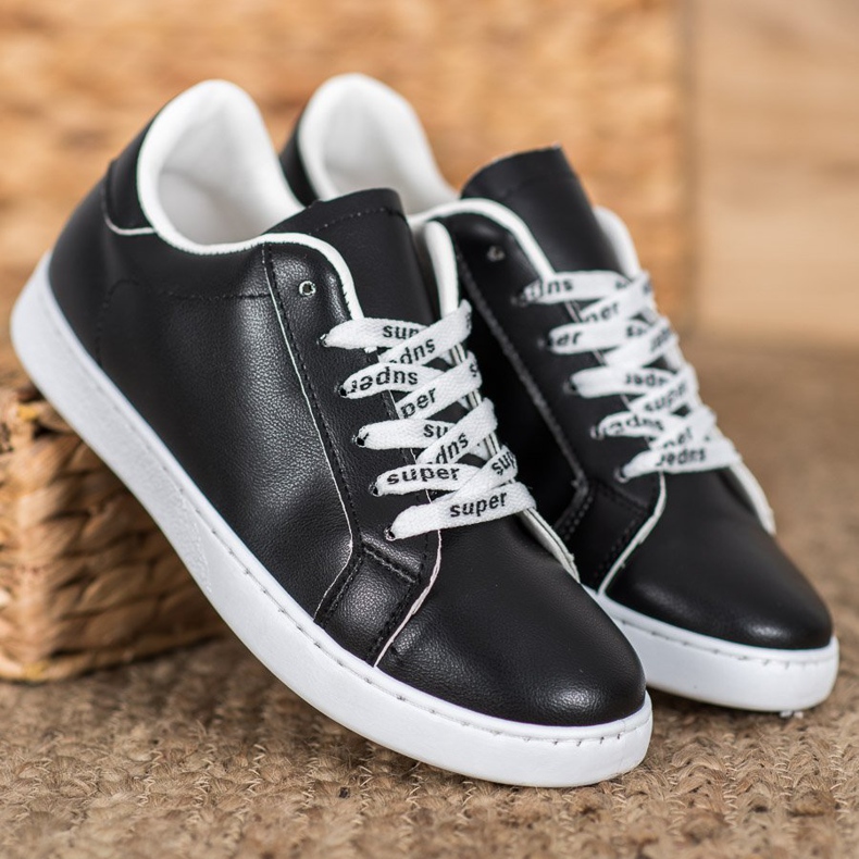 SHELOVET Super urheilujalkineet valkoinen musta 2