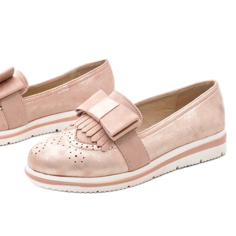 Vaaleanpunaiset mattakengät kiilassa YT-8 vaaleanpunainen 1