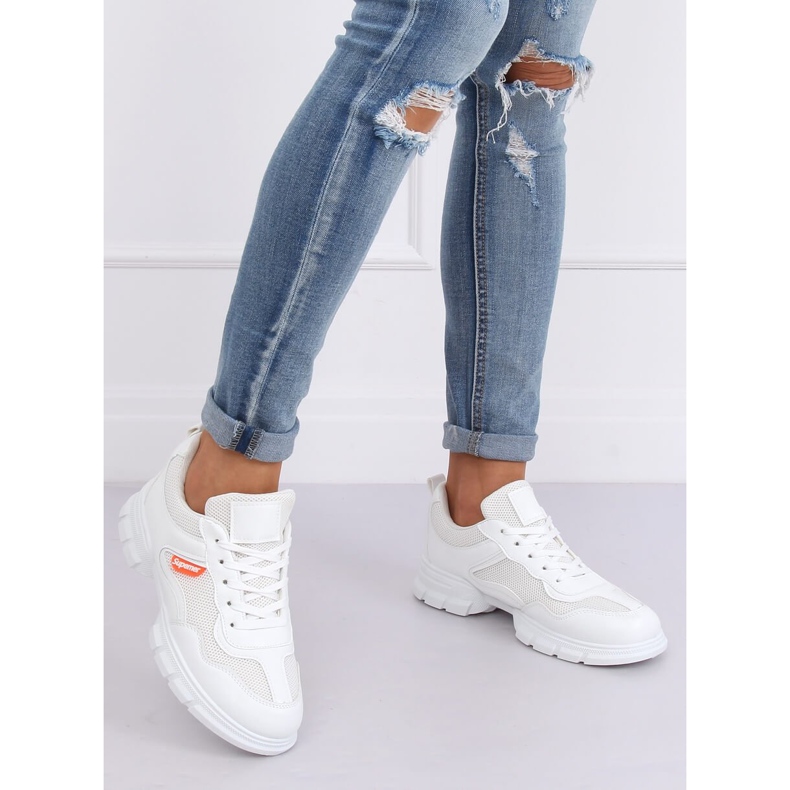 Valkoiset urheilukengät C051 Blanco valkoinen 1