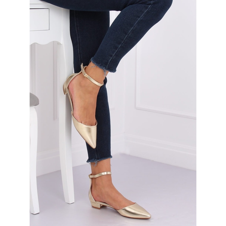 Kultaleikatut ballerinat MM-795 Kulta kultainen 2