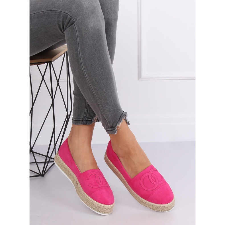 Fuksia espadrillit T341P Fushia vaaleanpunainen 2