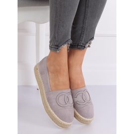 Harmaat espadrillit naisille T341P Harmaa 2