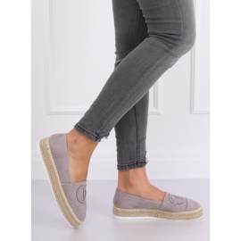 Harmaat espadrillit naisille T341P Harmaa 1