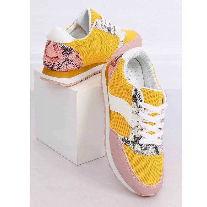 Naisten urheilukengät BL203 Keltainen monivärinen 1