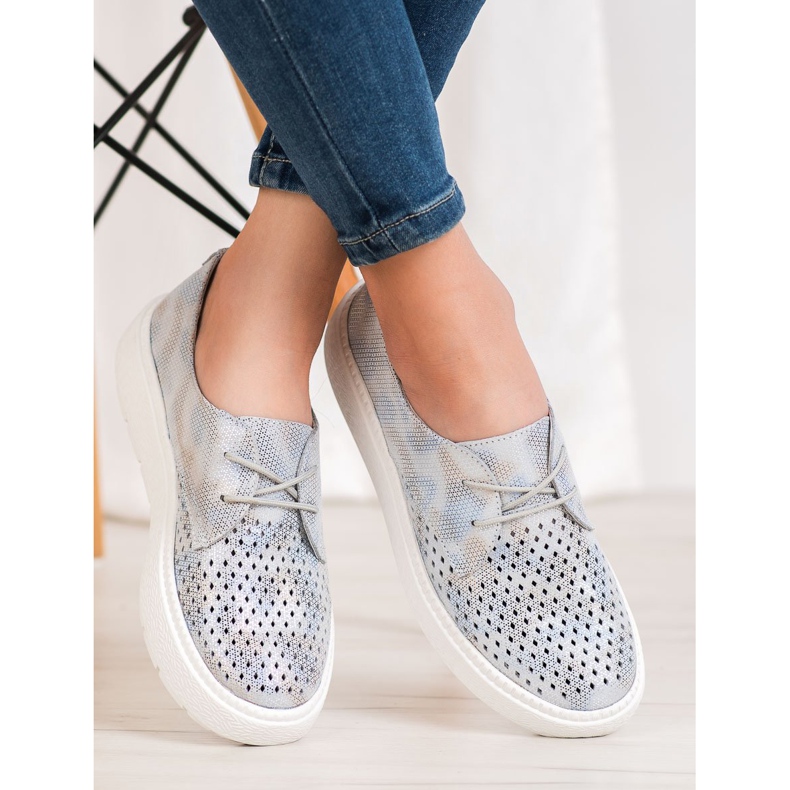 Goodin Kevyet nahkakengät harmaa 2