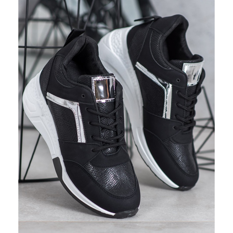 SHELOVET Wedge Tennarit musta 1