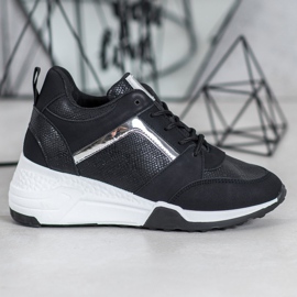 SHELOVET Wedge Tennarit musta 2