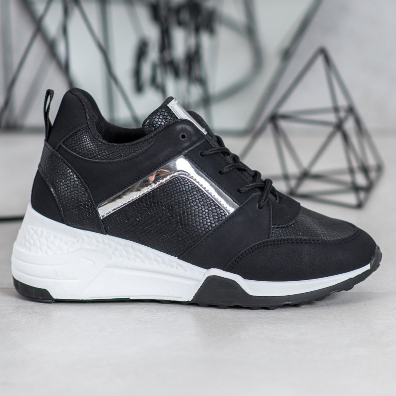 SHELOVET Wedge Tennarit musta 2