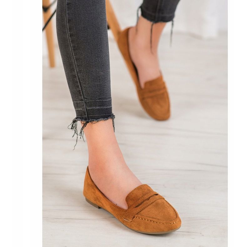 Anesia Paris Tyylikkäät ballerinat ruskea 1