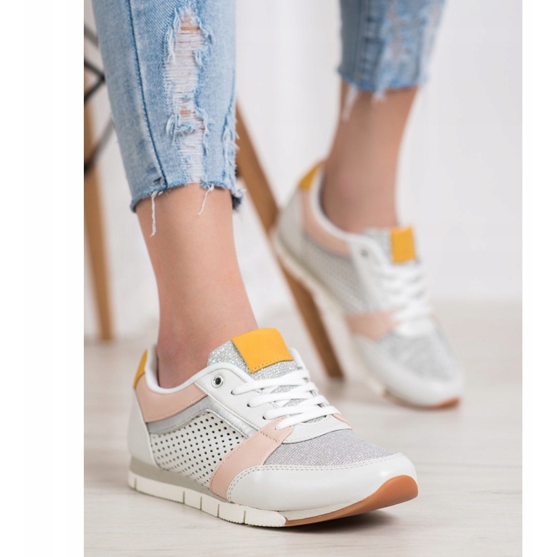 Kylie Avoimet urheilukengät valkoinen 2