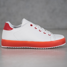 SHELOVET Kengät, joissa on värikäs pohja valkoinen 2