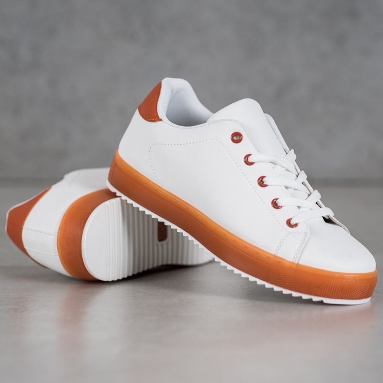 SHELOVET Kengät, joissa on värikäs pohja valkoinen 2