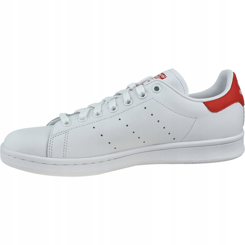 Adidas Stan Smith M EF4334 kengät valkoinen punainen 1