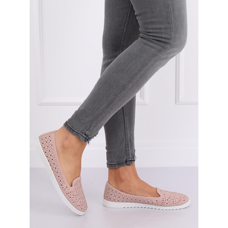 Vaaleanpunaiset openwork -herrat ZA05P Pinkki vaaleanpunainen 1