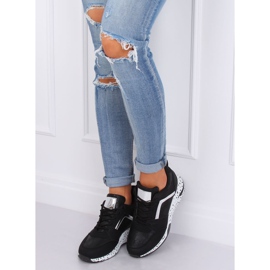 Mustat mustat urheilukengät C131 Negro 1