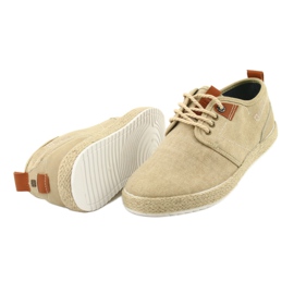 Miesten espadrillit Big Star FF174153 pitsi ruskea 4