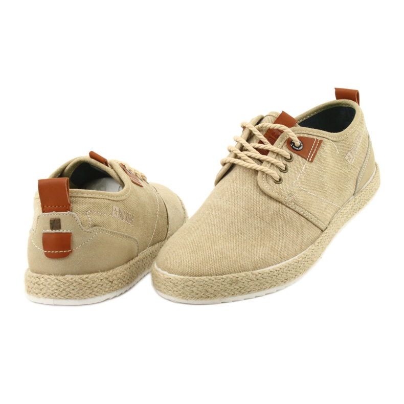 Miesten espadrillit Big Star FF174153 pitsi ruskea 3