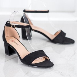 Seastar Mukavat korkokengät sandaalit musta 1