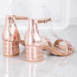 Seastar Sandaalit Eco -nahkaa vaaleanpunainen 1