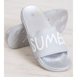 SHELOVET Kumiset tossut harmaa 2