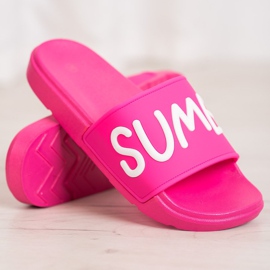 SHELOVET Kumiset tossut vaaleanpunainen 1