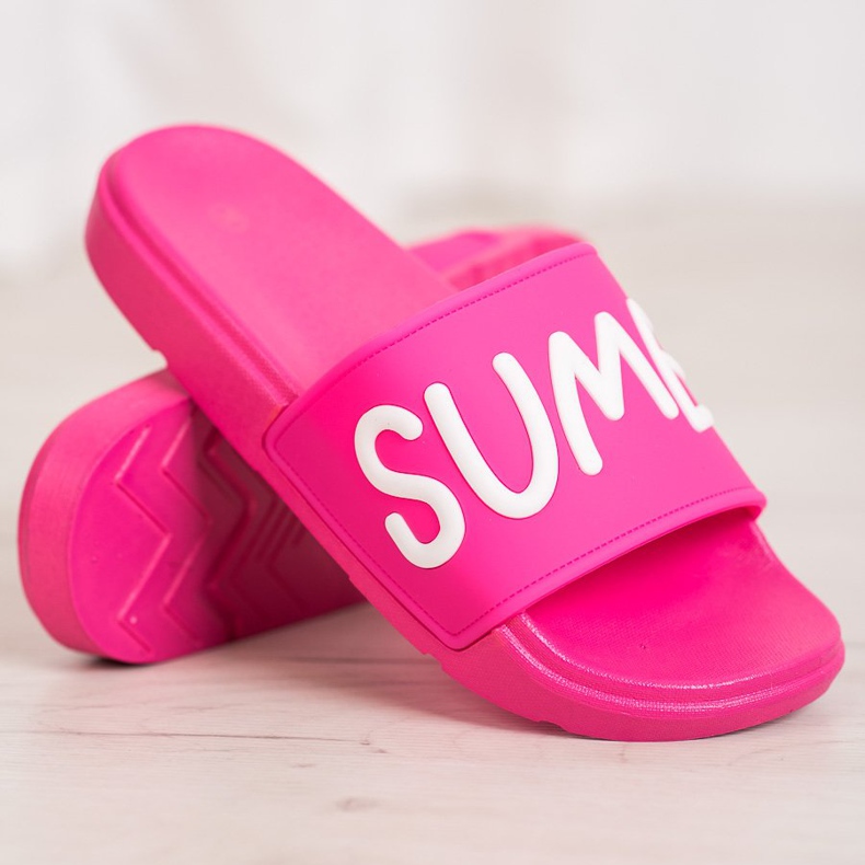 SHELOVET Kumiset tossut vaaleanpunainen 1